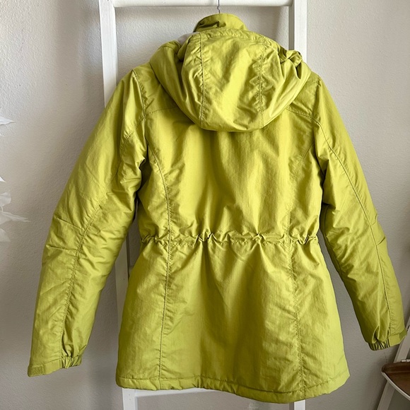 Eddie Bauer Women’s Windfoil Parka Green Winter Jacket Small New - Picture 3 of 14